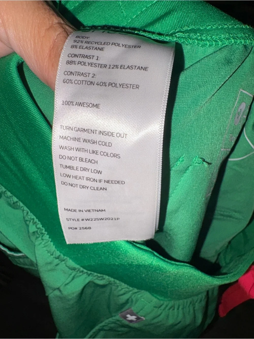FIGS Safety Green FreeX Scrubs XS- Catarina Top, XS/P Zamora Bottoms